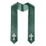 60" CHOIR STOLE WITH CROSS EMBROIDERY