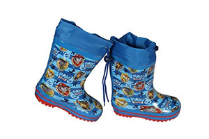 Unisex Printed Rubber Rain Boots For Children/Toddler/Little Kid