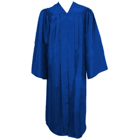 Matte Royal Blue Choir Gown