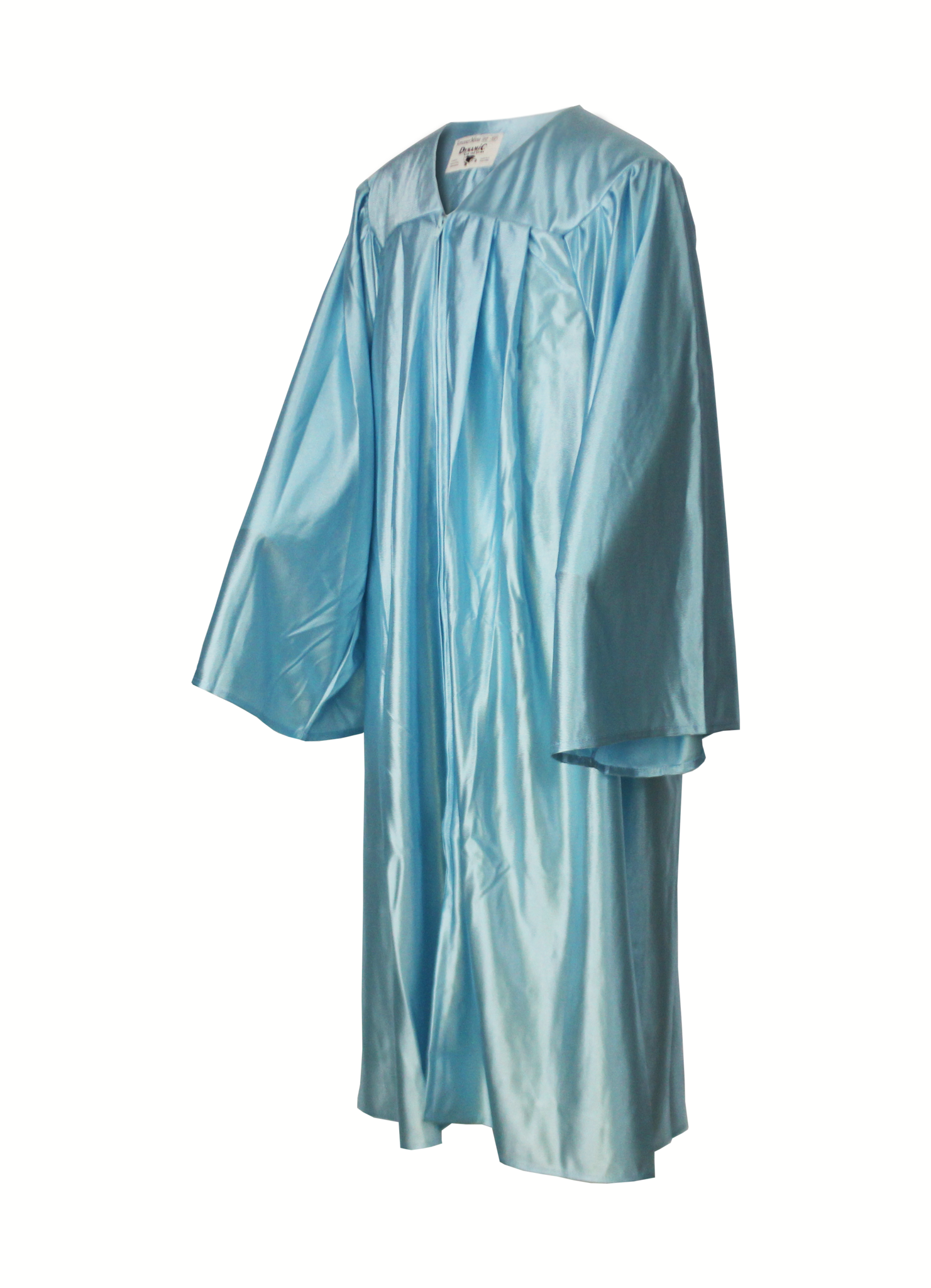 Shiny Light Blue Choir Gown