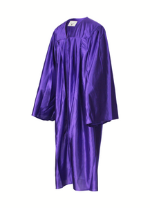 Shiny Purple Choir Gown