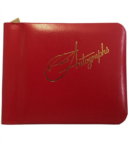Red Autograph Album