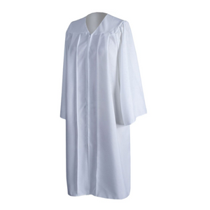 Matte White Choir Gown